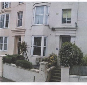 Photo:MARY ALICE BURNETT (NEE INDCOX) MARRIED J.A. BODY IN NEW YORK - 22 Buckingham Palace road Brighton as it is today. Mary Alice Burnett { nee Indcox later Body} lived here in 1881 census with her daughter Minnie (later Minnie Body)